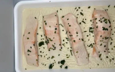 Pavé de saumon sauce oseille