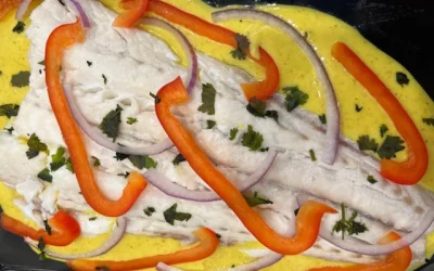 Filet de colin sauce curry