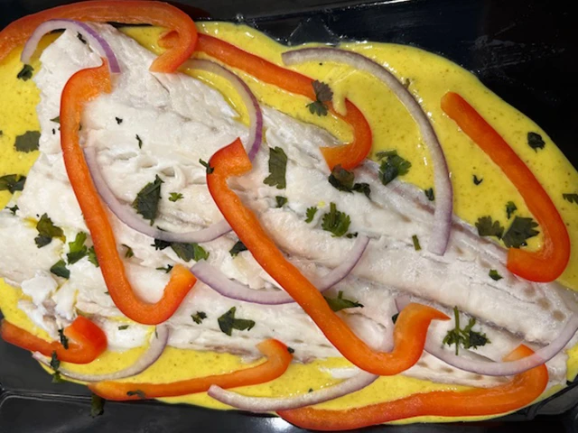 filet de colin au curry